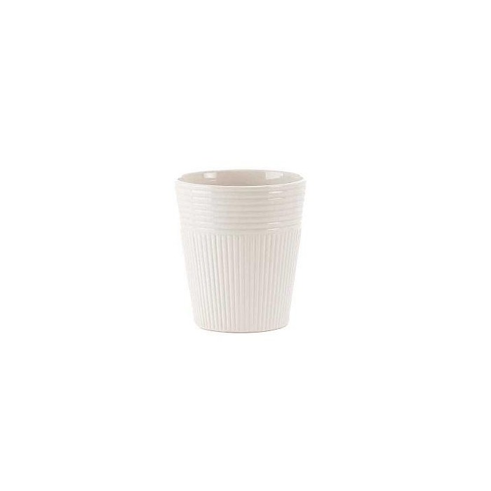 VASO BIANCO CERAMICA D.12.8 H.14.2